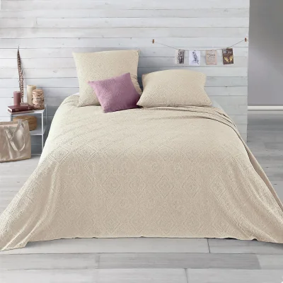 La Redoute Indo 100% Cotton Jacquard Bedspread