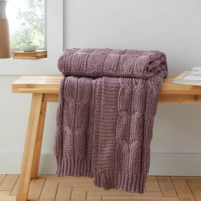 La Redoute Chunky Marl Knit Throw