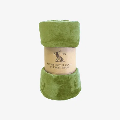 La Redoute Flannel Fleece Rolled Throw 140x180cm
