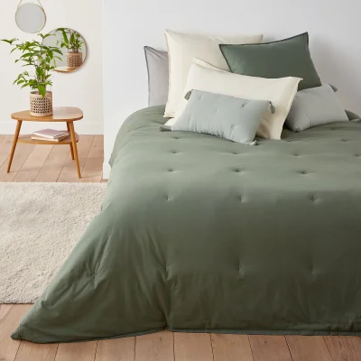 La Redoute Dojo Quilted 100% Washed Cotton Bedspread