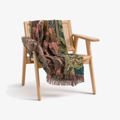La Redoute Leanore Fringed Jacquard Throw