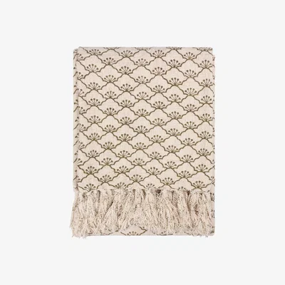 La Redoute Saku Fringed Throw