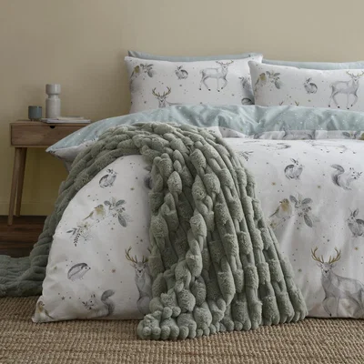 La Redoute Carved Fur Blanket Throw