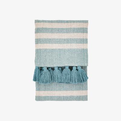 La Redoute Tasselled Stripe Throw