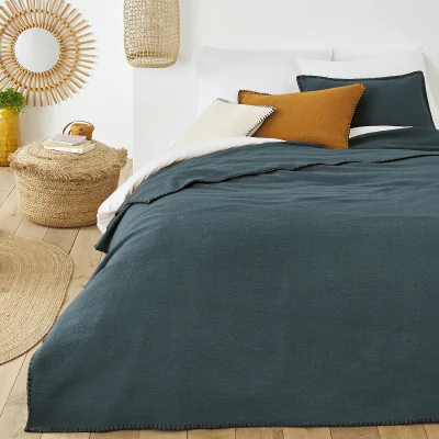 La Redoute Raoul Plain Cotton Bedspread