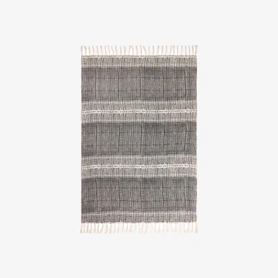 La Redoute Sono Ink Cotton Blend Throw