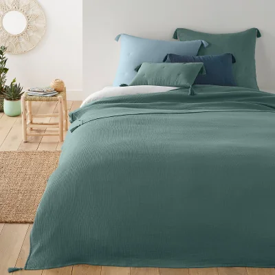 La Redoute Kumla 100% Cotton Muslin Bedspread