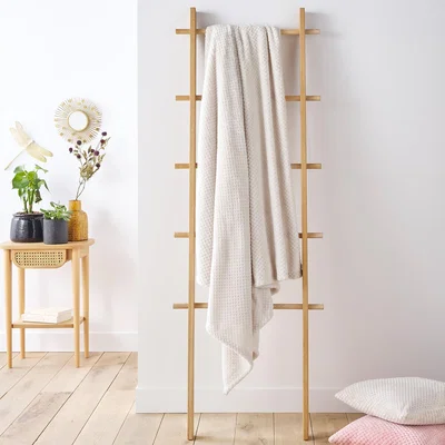 La Redoute Puntos Waffle Throw