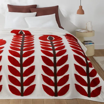 La Redoute Cortes Embroidered Cotton Bedspread