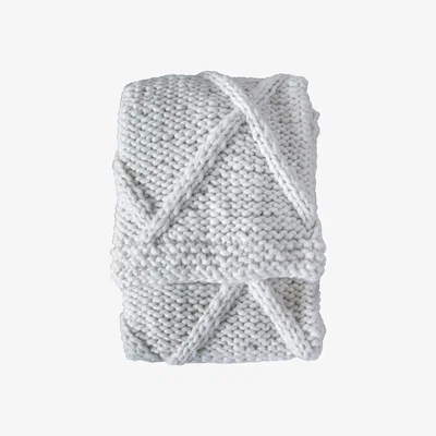 La Redoute Cable Knit Throw 130x170cm