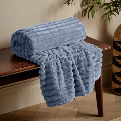La Redoute Cosy Ribbed Throw