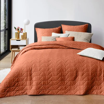 La Redoute ZIG ZAG SCENARIO Quilted Cotton Bedspread