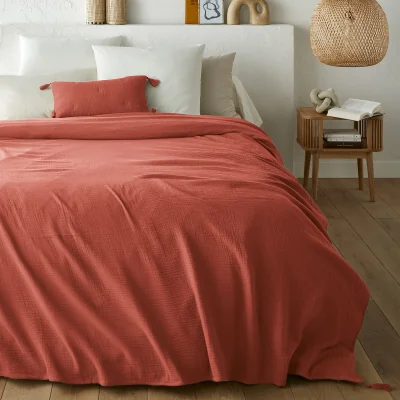 La Redoute Kumla 100% Cotton Muslin Bedspread