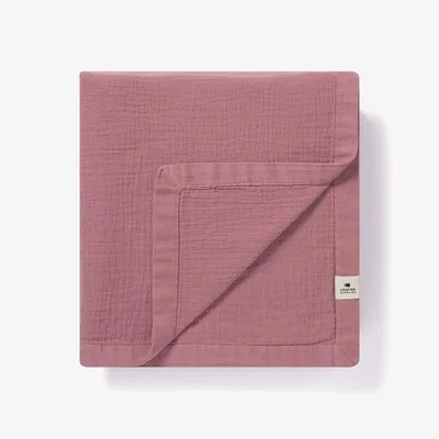 Loaf Drapy Throw in Old Pink