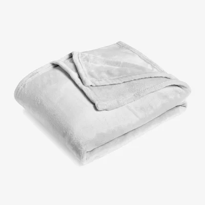 Marks & Spencer Soft Fleece Throw - Grey, Grey