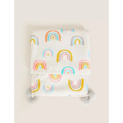 Marks & Spencer M&S Kids' Rainbow Throw - Multi, Multi