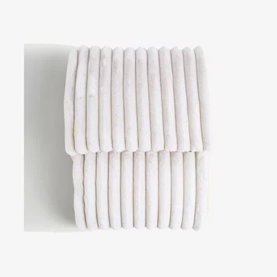 Marks & Spencer M&S Ribbed Fleece Throw - MED - Natural, Natural