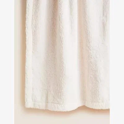 Marks & Spencer M&S Sherpa Fleece Throw - Cream, Cream