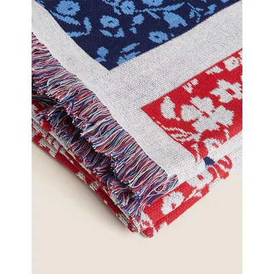 Marks & Spencer M&S Pure Cotton Union Jack Throw - Multi, Multi