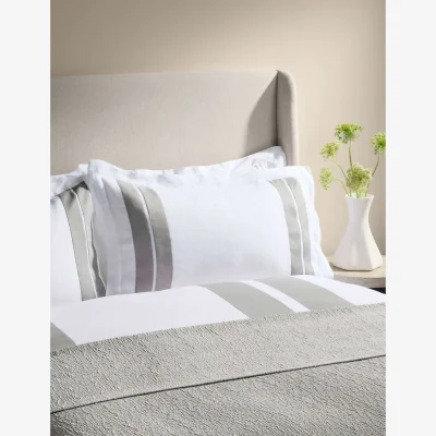 Marks & Spencer M&S X Kelly Hoppen Pure Cotton Textured Jacquard Bedspread Grey