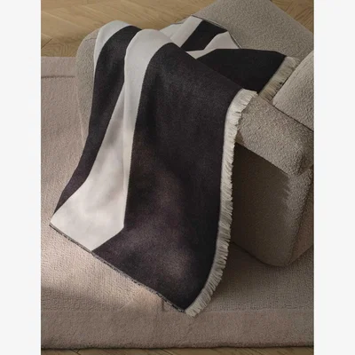 Marks & Spencer M&S X Kelly Hoppen Strike Throw - Black Mix, Black Mix