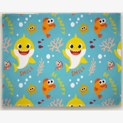 Marks & Spencer M&S Baby Shark™ Fintastic Fleece Throw - Multi, Multi
