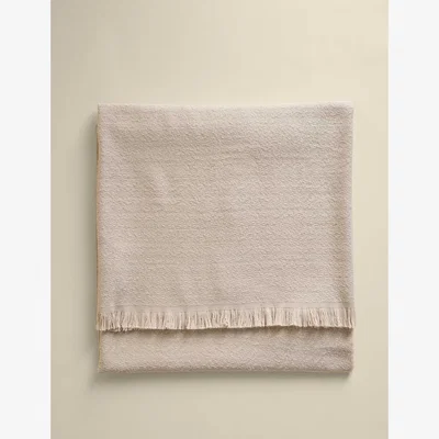 Marks & Spencer M&S Soft Textured Throw Biscuit