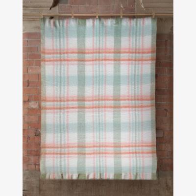 Marks & Spencer Laura Ashley Colten Check Throw - Sage, Sage