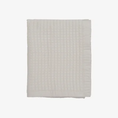 Marks & Spencer Bedeck of Belfast Pure Cotton Alba Maira Quilted Throw Natural
