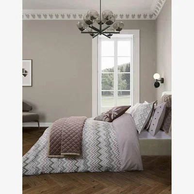 Marks & Spencer Bedeck Of Belfast Velvet Claudia Throw - Large - Pink Mix, Pink Mix