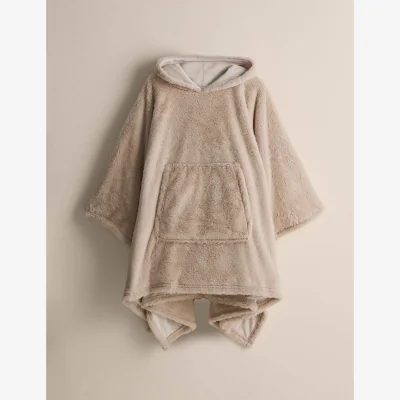 Marks & Spencer The M&S Snuggle™ Supersoft Hooded Blanket Neutral
