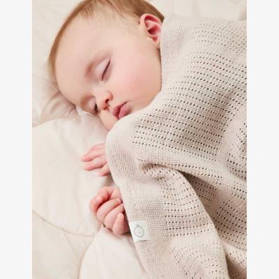 Marks & Spencer MORI Cotton Blend Cellular Blanket Beige