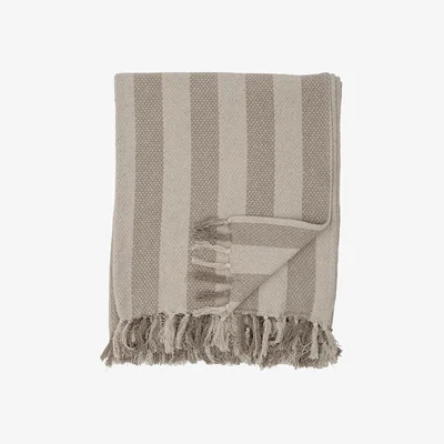Made in Design Eden Bedspread - / Recycled cotton - 260 x 220 cm by Bloomingville Beige