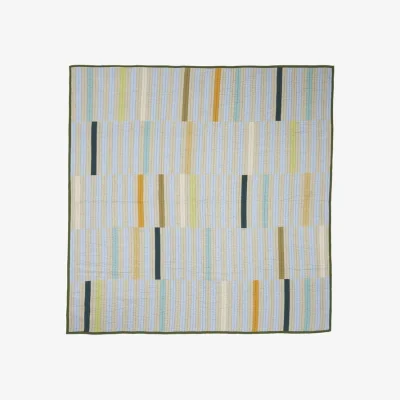 Made in Design Twist Block Plaid textile multicoloured / Quilted Bedspread - 260 x 260 cm - HÜBSCH