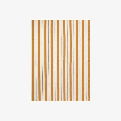 Made in Design Rayures - Effet 3D Children blanket - / 120 x 160 cm by Ferm Living Pink/Red