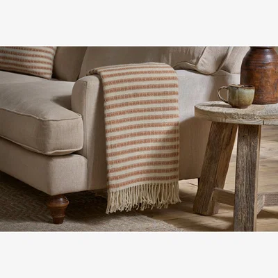 Nkuku nkuku Sanval Wool Throw | Textiles | Rust