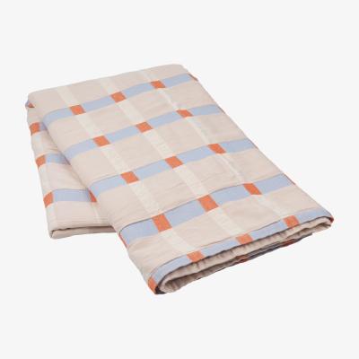 Nordic Nest Broste Copenhagen Asta bedspread 240x260 cm Pumkin orange-pale blush