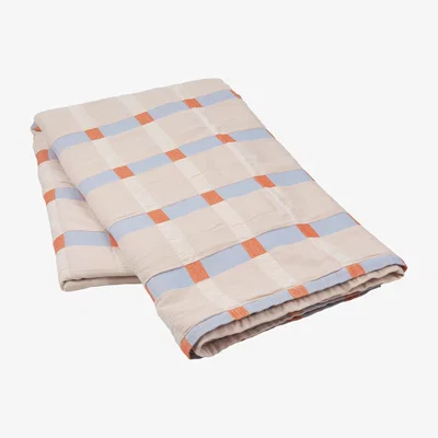 Nordic Nest Broste Copenhagen Asta bedspread 240x260 cm Pumkin orange-pale blush