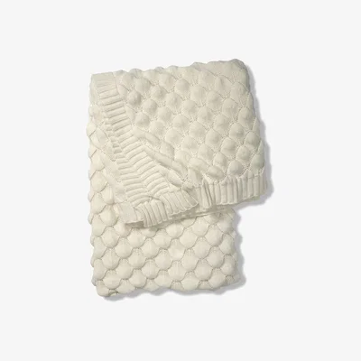 Nordic Nest Gems throw 130x170 cm white