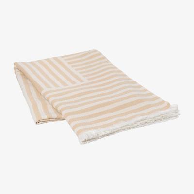 Nordic Nest Frankie cotton throw 130x180 cm taos taupe beige