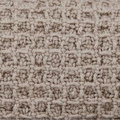 Nordic Nest Waffle blanket linen grey