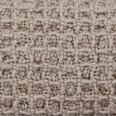 Nordic Nest Waffle blanket linen grey