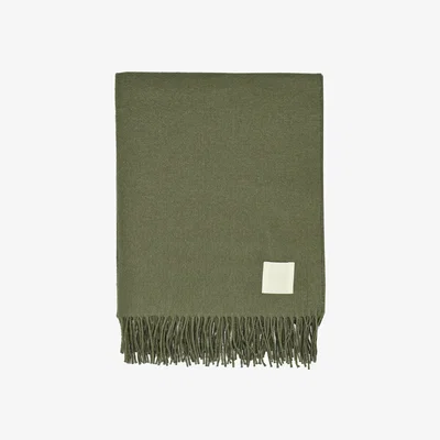 Nordic Nest Scandi Living Loom cotton throw 125x170 cm Khaki