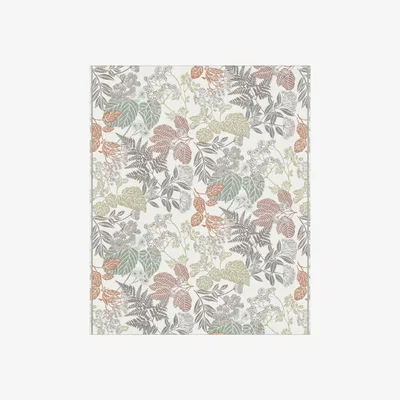 Nordic Nest Höstnature cotton throw 140x170 cm Brown