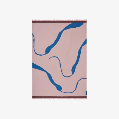 Nordic Nest Mette Ditmer Studio throw blanket Seashell pink 130x175 cm
