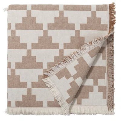 Nordic Nest Confect cotton blanket Nude (beige)