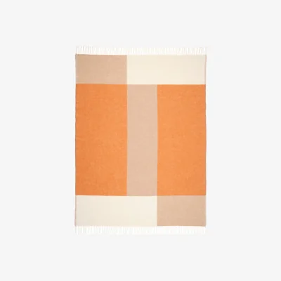 Nordic Nest Northern Layer throw blanket Orange 130x170 cm