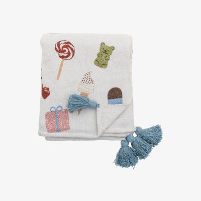 Nordic Nest Bloomingville Sweets blanket 130x160 cm Nature