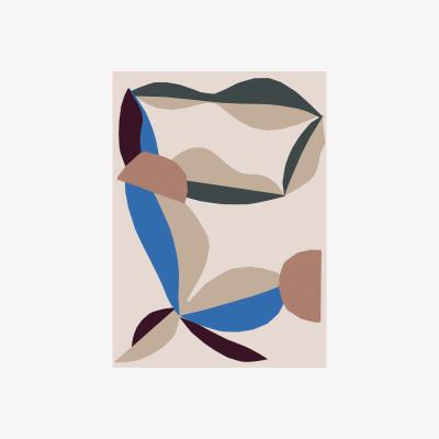 Nordic Nest Marimekko Berry throw 130x180 cm Cotton-red-electric-blue