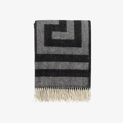 Nordic Nest Memphis wool throw 130x200 cm black